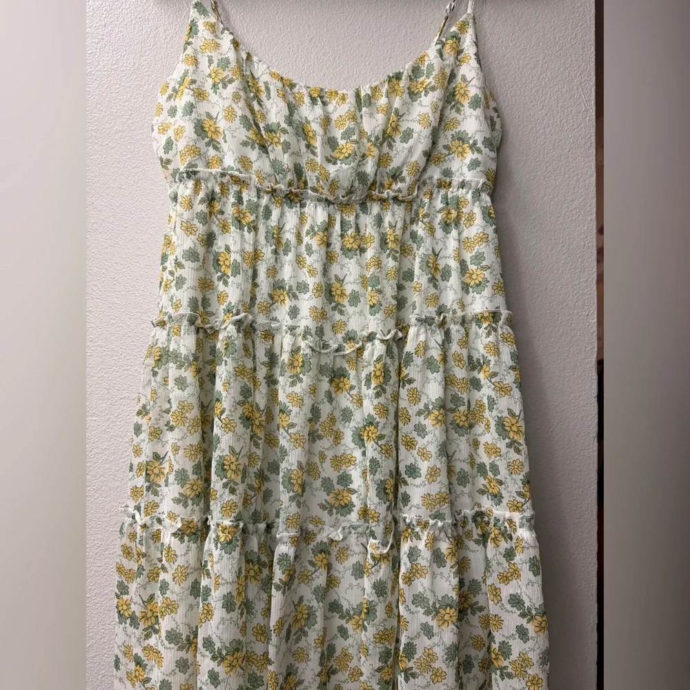 Trixxi Ditsy Floral Empire Waist Mini Dress | Size M